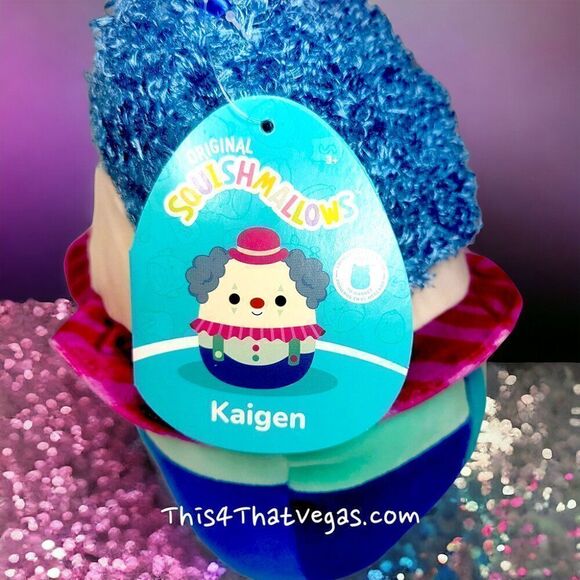 Squishmallow KAIGEN clown "1st to Market" - Picture 3 of 3